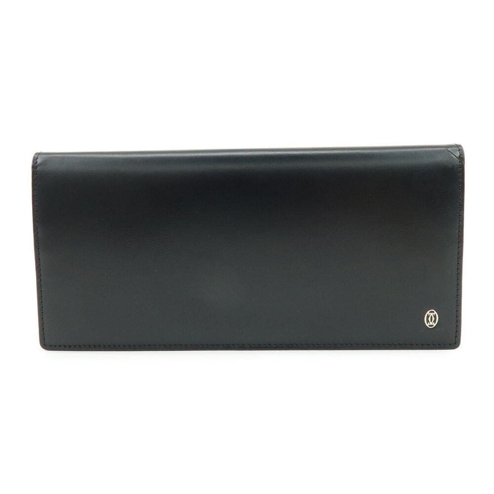 Cartier Pasha Leather Continental Wallet Black